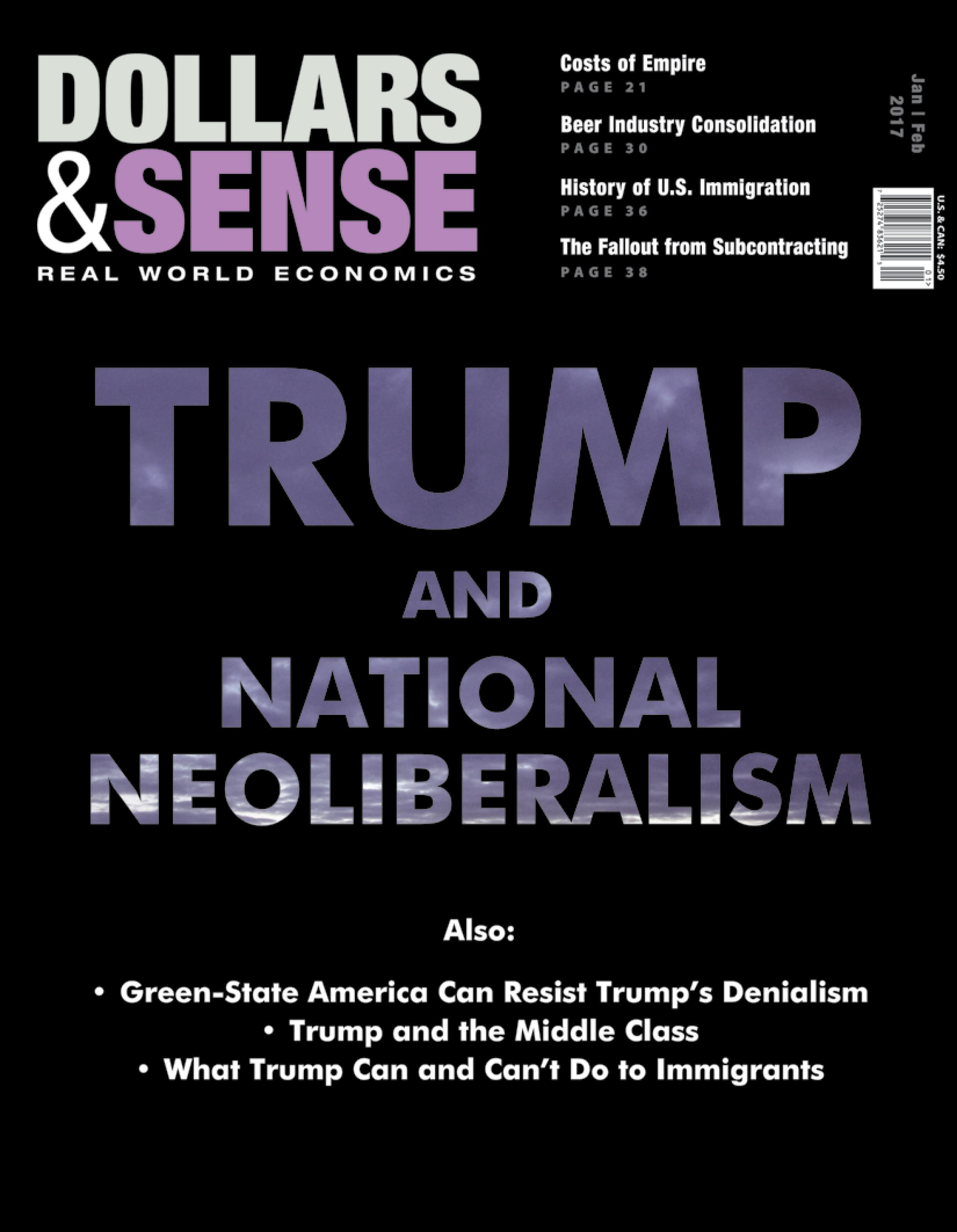 Dollars & Sense Issue 328 (January/February 2017)