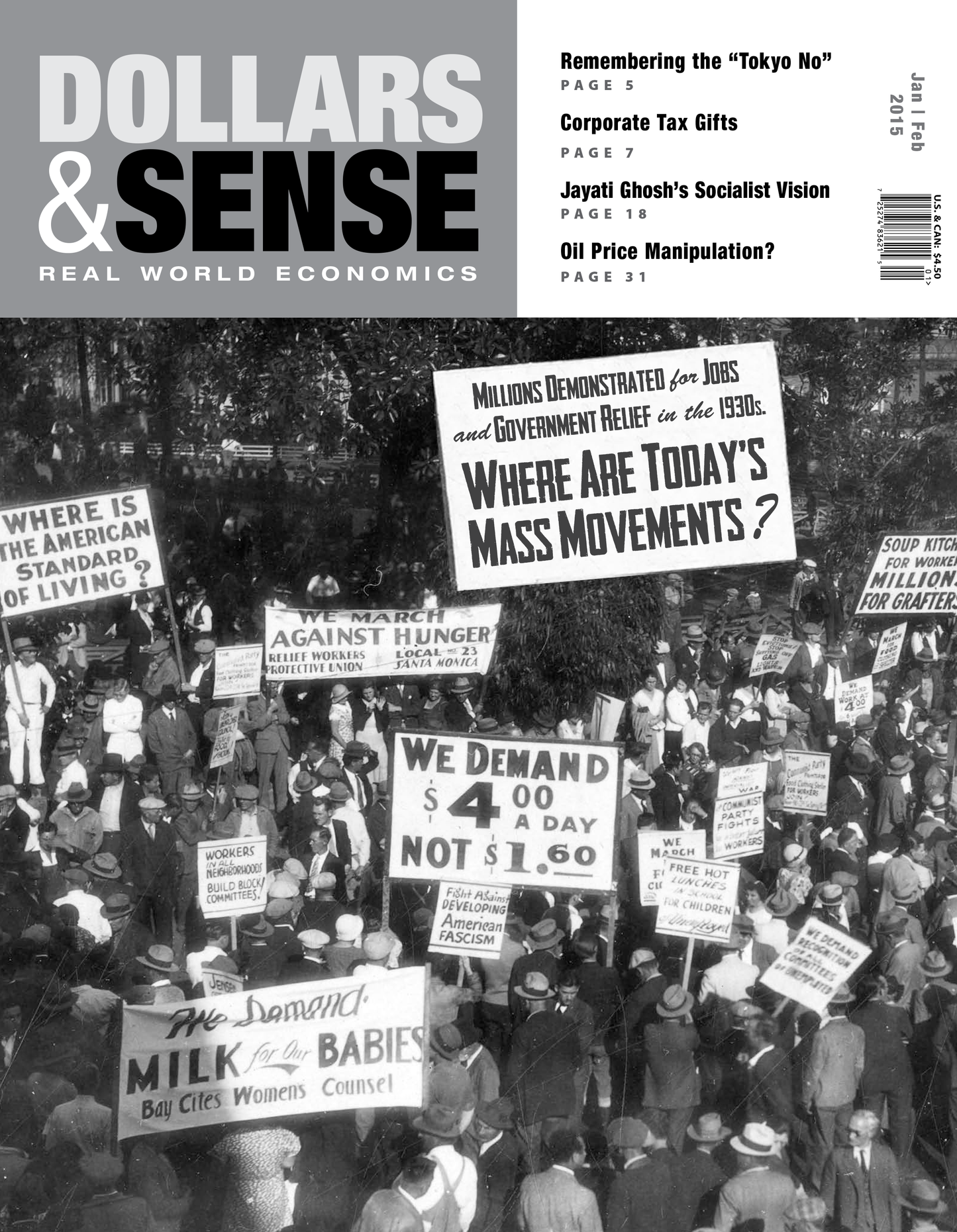 Dollars & Sense Issue 316 (January/February 2015)