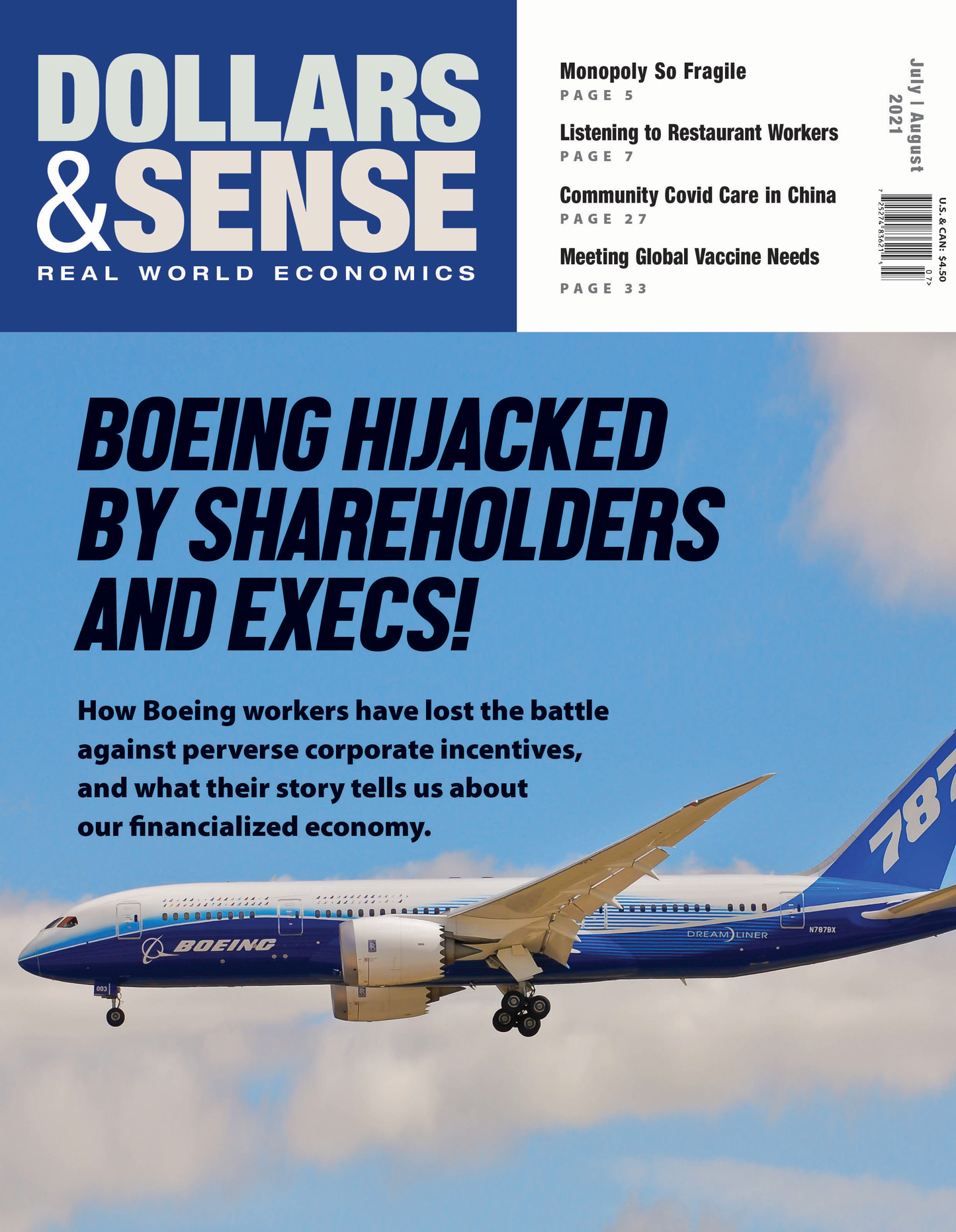 Dollars & Sense Issue 355 (July/August 2021)