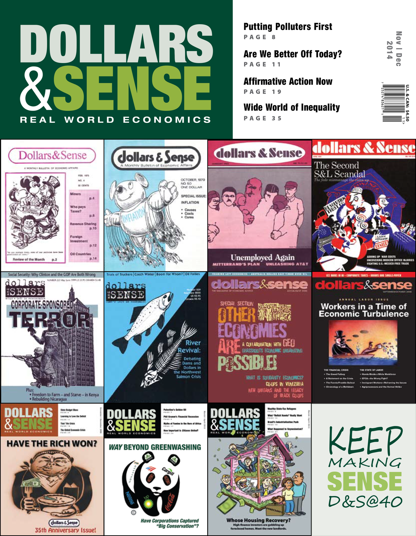 Dollars & Sense Issue 315 (November/December 2014)