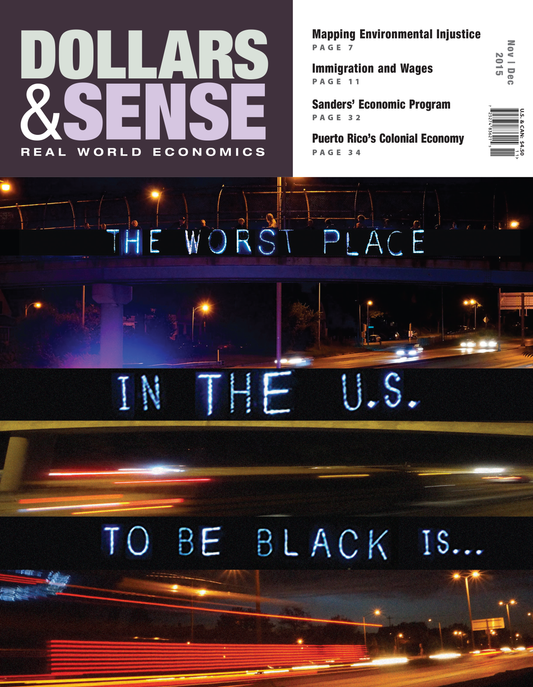 Dollars & Sense Issue 321 (November/December 2015)